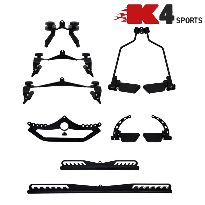 K4스포츠아몸디 케이블 손잡이 핸들 랫풀다운 로우 삼두 멀티그립 8종세트(K4-114)